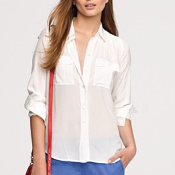 J. Crew Blythe Blouse in Silk | Size 8 - Picture 5 of 5